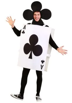 Adult Ace Of Clubs Costume 8 Adult Ace Of Clubs Costume -Costumes Sales Store adult ace of clubs costume3