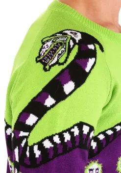 Beetlejuice Lydia Deetz Adult Halloween Sweater 18 Beetlejuice Lydia Deetz Adult Halloween Sweater -Costumes Sales Store adult beetlejuice lydia deetz ugly halloween sweater alt7
