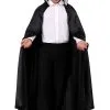 Adult's Black Vampire Cloak Costume
