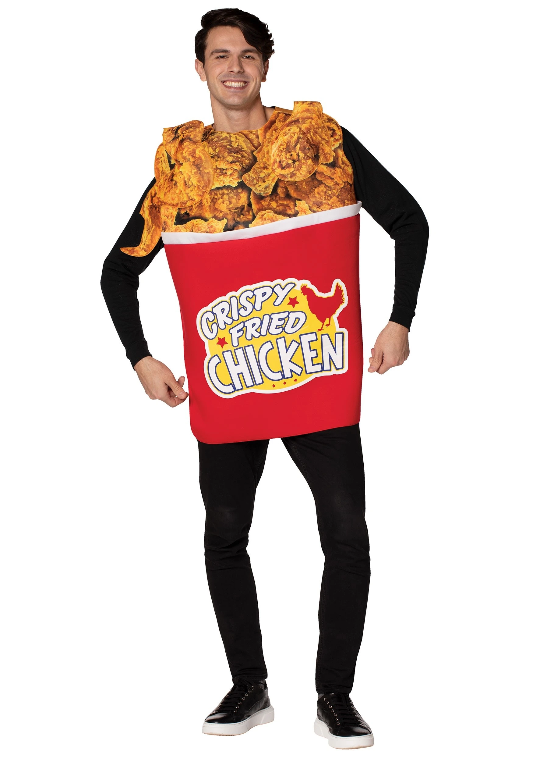 Adult Bucket Of Fried Chicken Costume 3 Adult Bucket Of Fried Chicken Costume