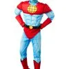 Captain Planet Costume For Adults -Costumes Sales Store adult captain planet costume