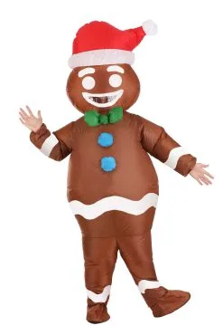 Gingerbread Inflatable Costume For Adults
