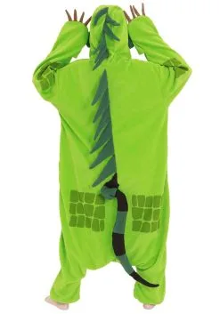 Green Iguana Adult Kigurumi 11 Green Iguana Adult Kigurumi -Costumes Sales Store adult green iguana kigurumi alt 2