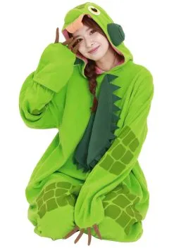 Green Iguana Adult Kigurumi 12 Green Iguana Adult Kigurumi -Costumes Sales Store adult green iguana kigurumi alt 3