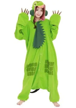 Green Iguana Adult Kigurumi 13 Green Iguana Adult Kigurumi -Costumes Sales Store adult green iguana kigurumi alt 4