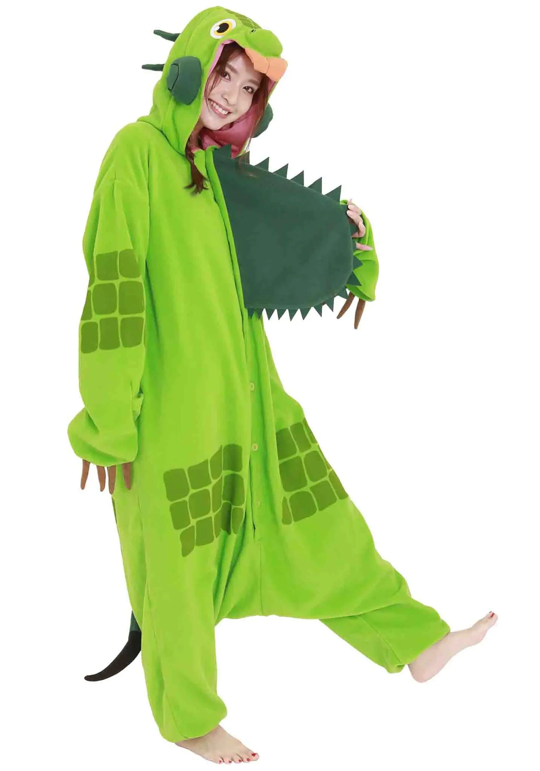 Green Iguana Adult Kigurumi 8 Green Iguana Adult Kigurumi - Image 6