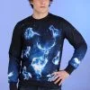 Harry Potter Patronus Ugly Sweatshirt For Adults -Costumes Sales Store adult harry potter patronus ugly sweatshirt 2 0