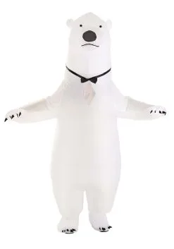 Inflatable Polar Bear Costume For Adults