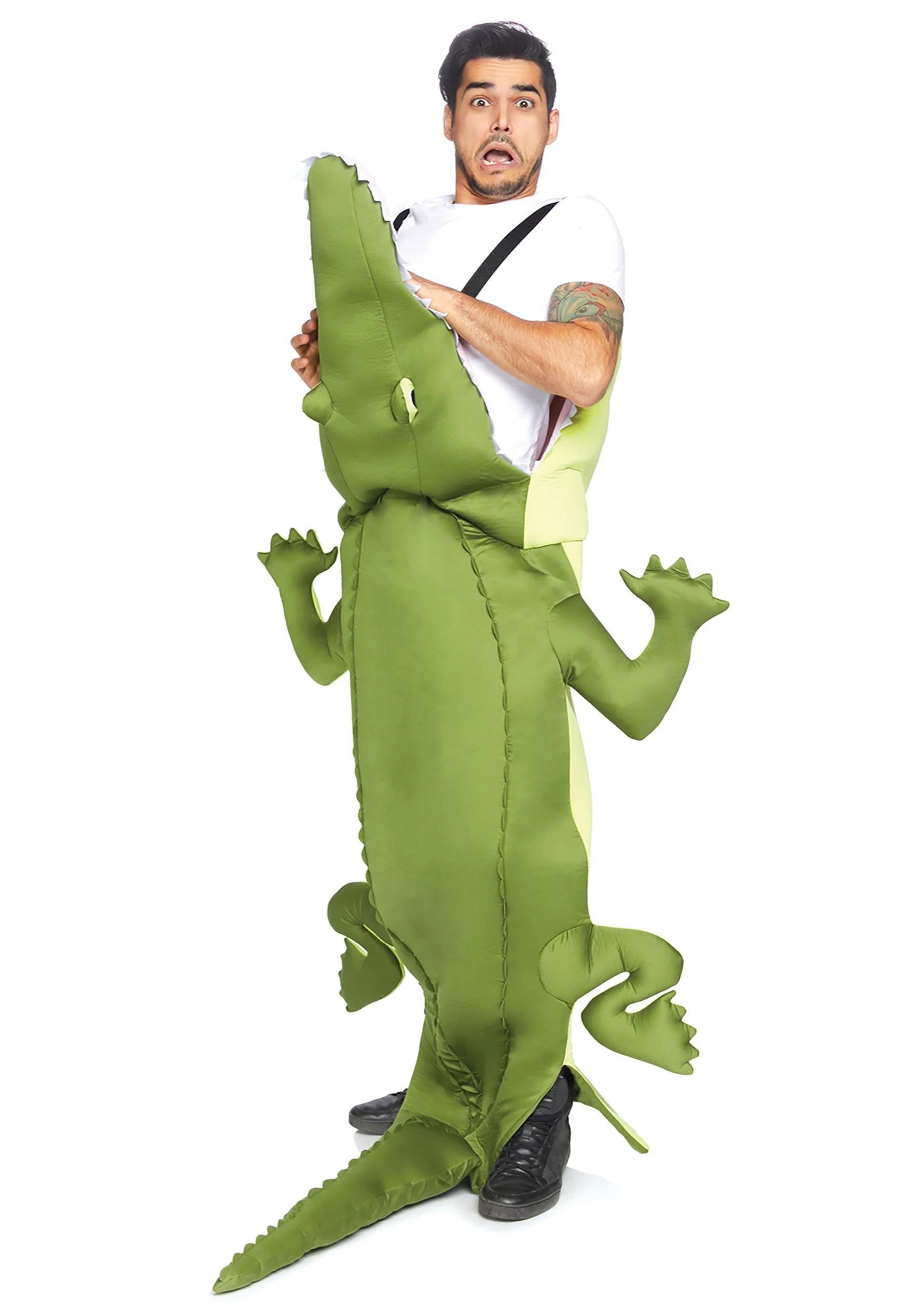 Adult Man Eating Alligator Costume 4 Adult Man Eating Alligator Costume - Image 2