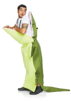 Adult Man Eating Alligator Costume 7 Adult Man Eating Alligator Costume -Costumes Sales Store adult man eating alligator costume alt 2