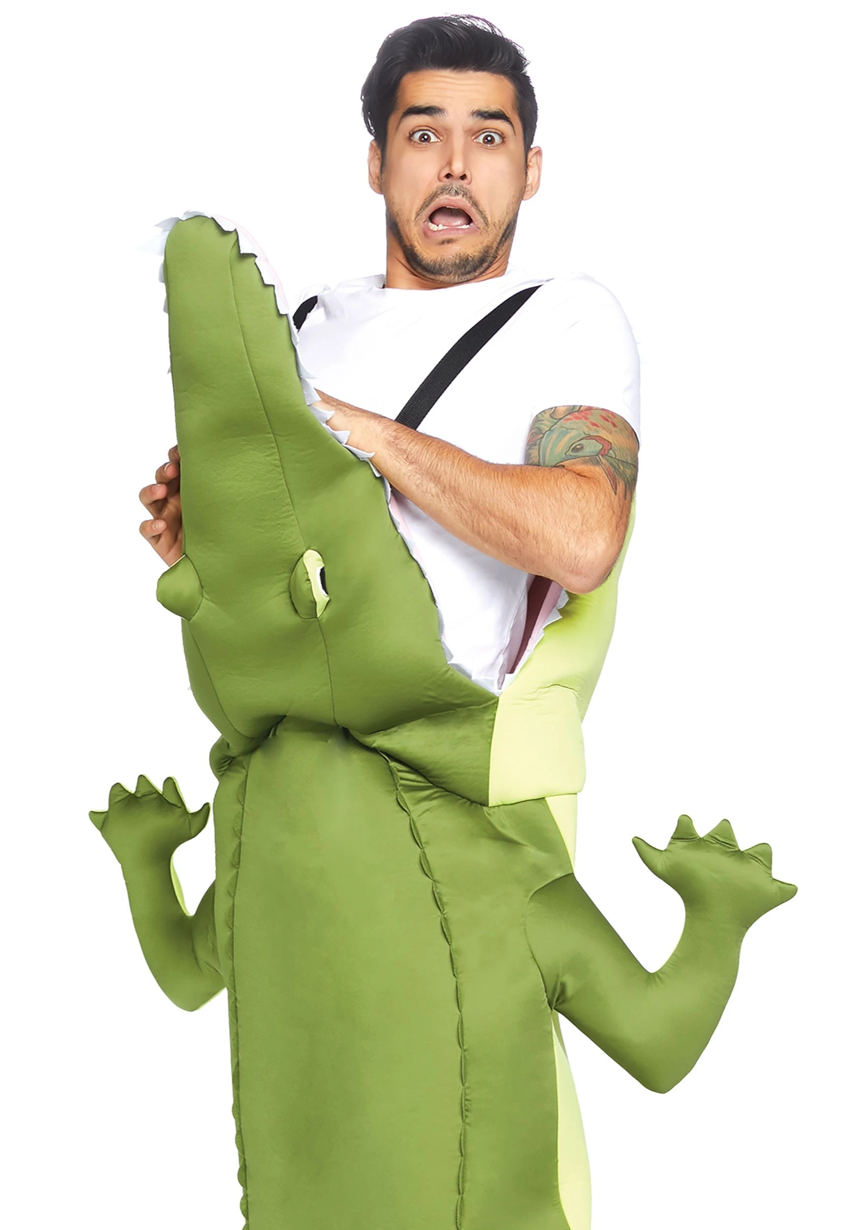 Adult Man Eating Alligator Costume 3 Adult Man Eating Alligator Costume