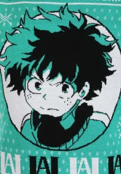 My Hero Academia Adult Ugly Christmas Sweater 7 My Hero Academia Adult Ugly Christmas Sweater -Costumes Sales Store adult my hero academia ugly christmas sweater alt 2