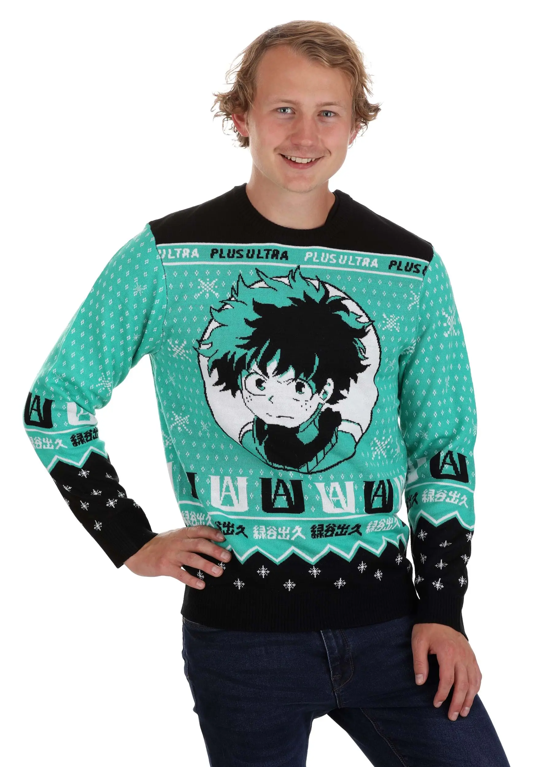 My Hero Academia Adult Ugly Christmas Sweater 3 My Hero Academia Adult Ugly Christmas Sweater
