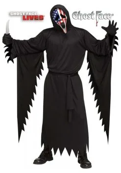 Patriotic Ghost Face Costume For Adults