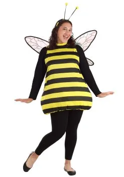 Plus Size Buzzin' Bumble Bee Costume For Adults