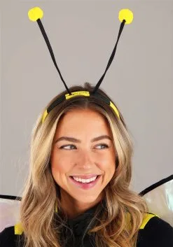 Plus Size Buzzin' Bumble Bee Costume For Adults -Costumes Sales Store adult plus size buzzin bumble bee costume alt 2