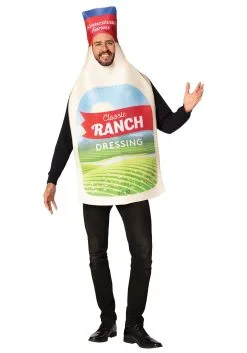 Ranch Dressing Bottle Costume For Adults