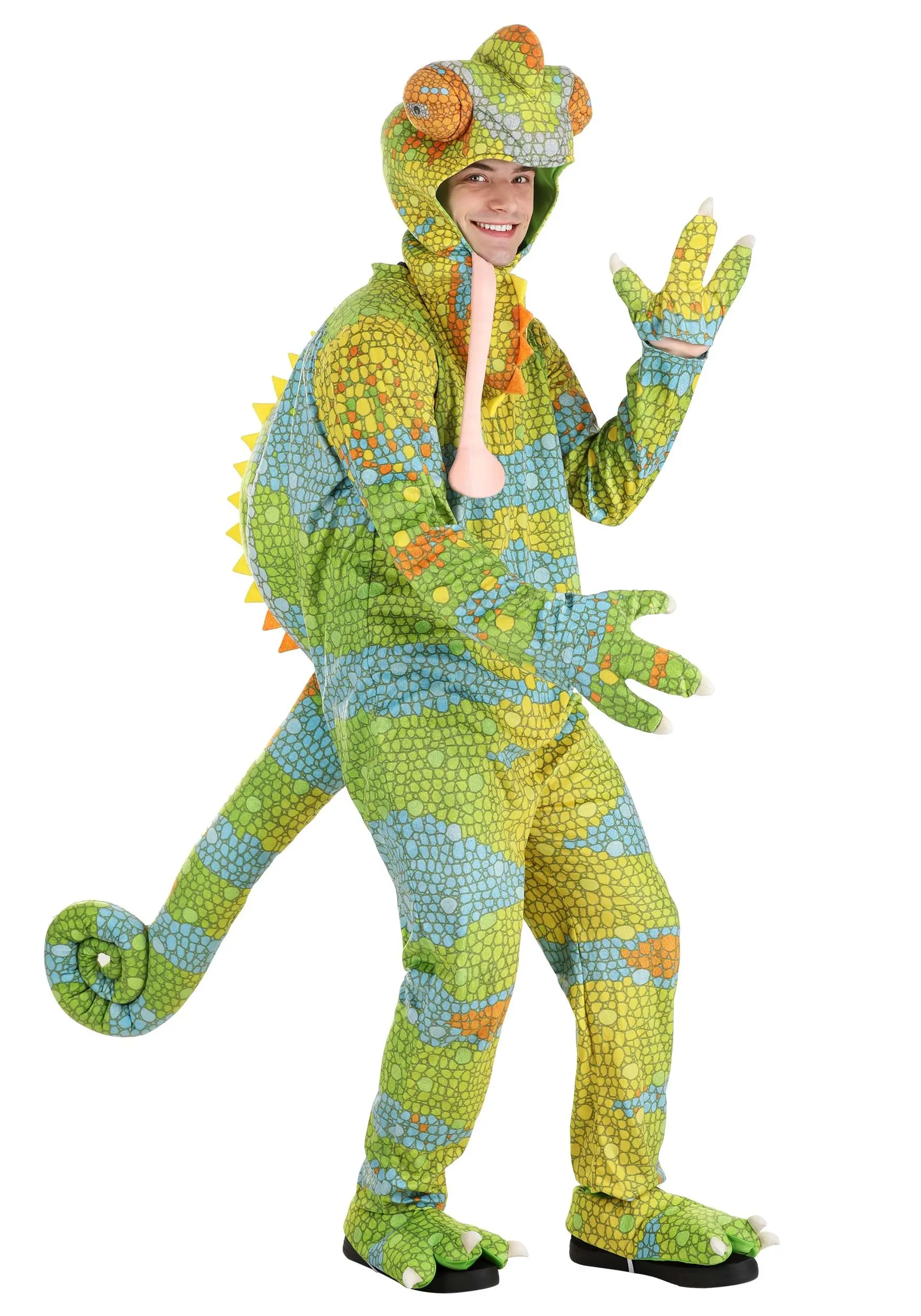 Realistic Chameleon Costume For Adults 3 Realistic Chameleon Costume For Adults