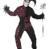 Adult Sinister Jester Costume -Costumes Sales Store adult sinister jester costume
