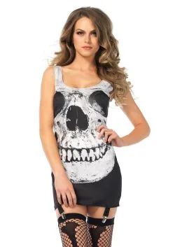 Adult Skull Garter Dress