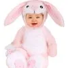 Fluffy Pink Bunny Baby Costume 2 Fluffy Pink Bunny Baby Costume -Costumes Sales Store baby fluffy pink bunny costume