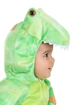 Green T-Rex Costume For Babies 7 Green T-Rex Costume For Babies -Costumes Sales Store baby green trex costume alt 2