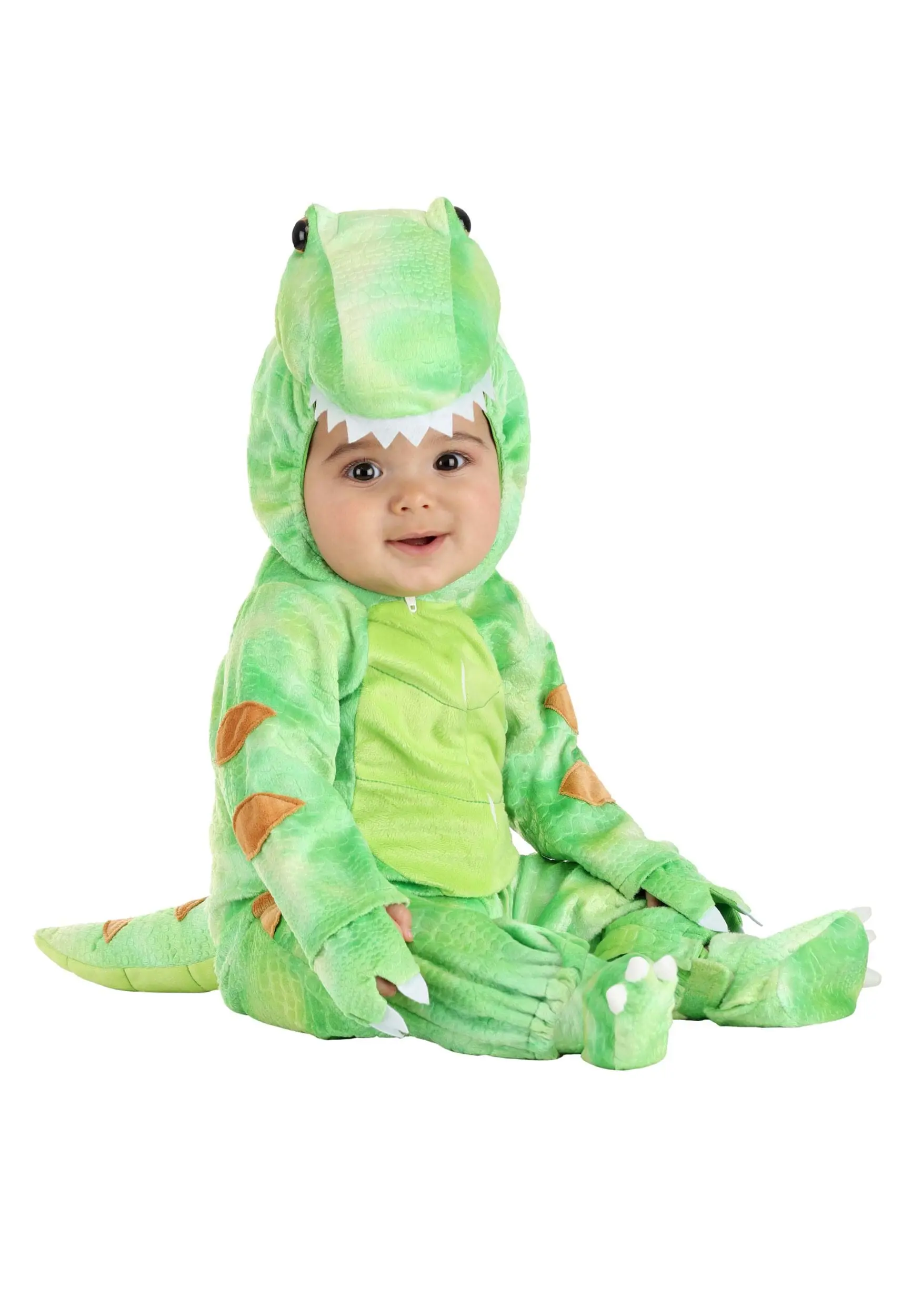 Green T-Rex Costume For Babies 3 Green T-Rex Costume For Babies