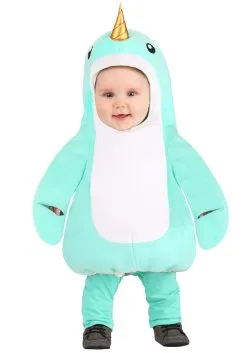 Blue Narwhal Costume For Babies