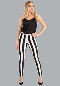 Beetlejuice Suit Pants For Women -Costumes Sales Store beetlejuice womens suit pants alt 3
