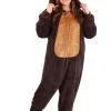 Plus Size Brown Bear Jumpsuit Costume -Costumes Sales Store brown bear plus size onesie