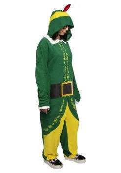 Adult Buddy The Elf Union Suit -Costumes Sales Store buddy the elf union suit alt 2