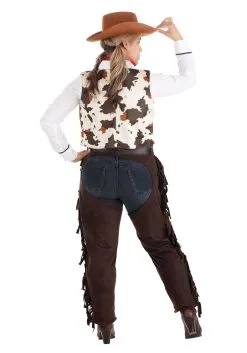 Adult Cowgirl Chaps Costume 7 Adult Cowgirl Chaps Costume -Costumes Sales Store cowgirl chaps costume alt 2