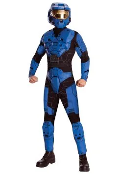 Deluxe Halo Blue Spartan Costume