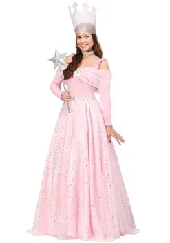 Women's Deluxe Pink Witch Dress Costume