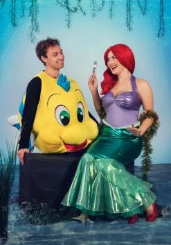 Little Mermaid Ariel Deluxe Women's Costume 11 Little Mermaid Ariel Deluxe Women's Costume -Costumes Sales Store disney little mermaid ariel deluxe adult costume alt 3