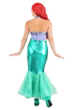 Little Mermaid Ariel Deluxe Women's Costume 12 Little Mermaid Ariel Deluxe Women's Costume -Costumes Sales Store disney little mermaid ariel deluxe adult costume alt 4