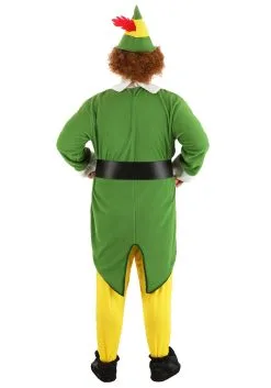 Plus Size Buddy The Elf Costume For Men -Costumes Sales Store elf plus size adult buddy the elf costume alt 1