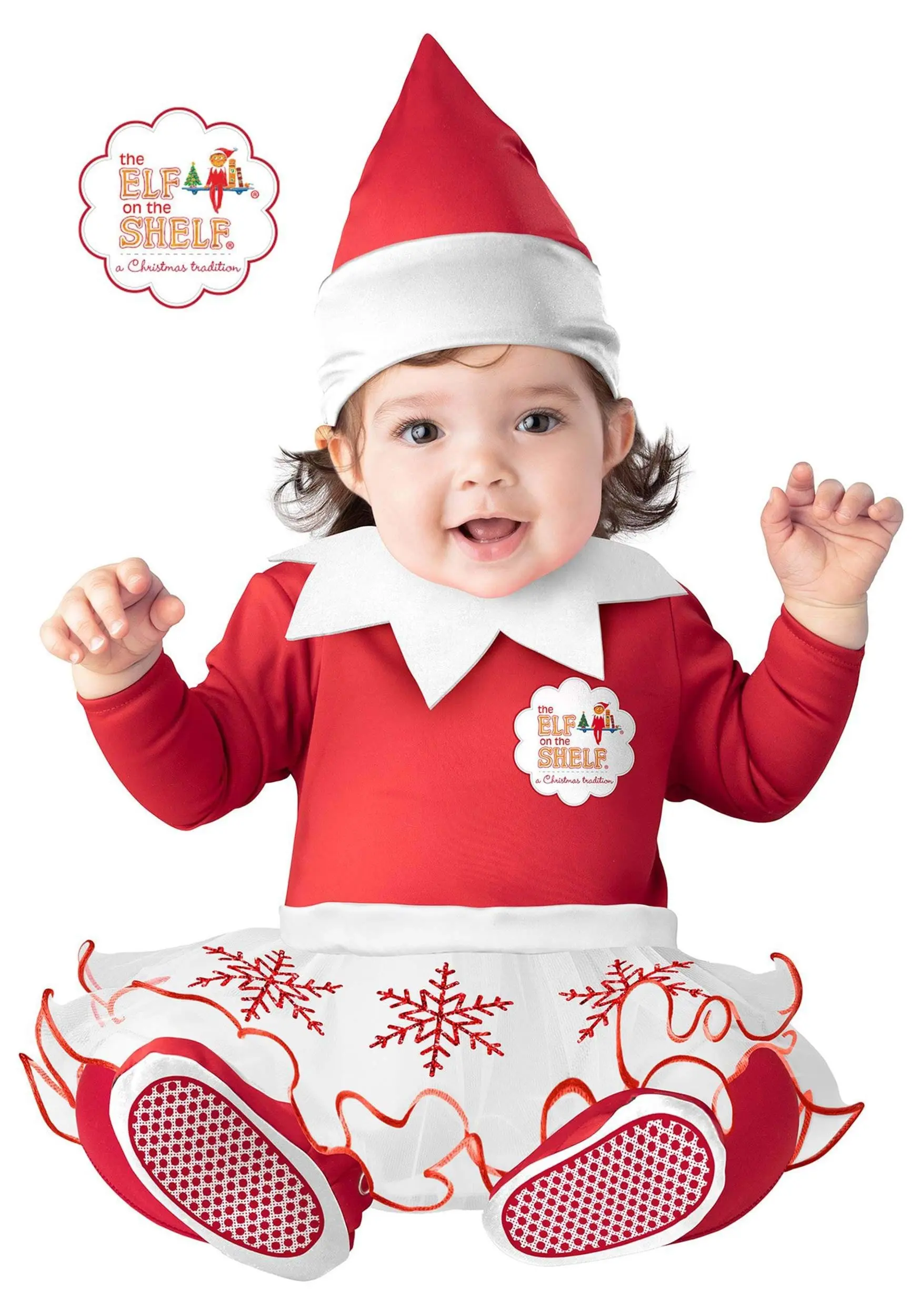 Elf On The Shelf Girls Infant Costume 3 Elf On The Shelf Girls Infant Costume