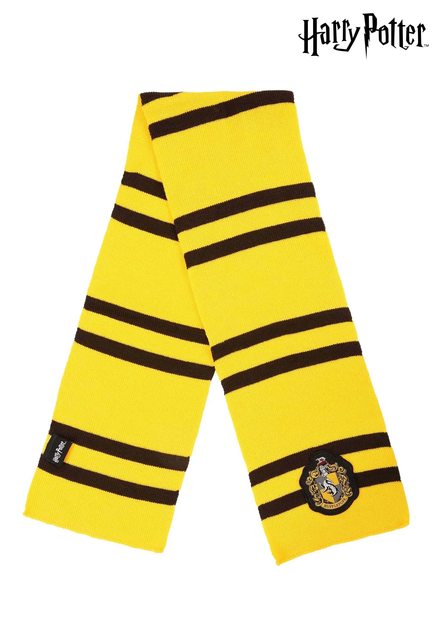 Harry Potter Deluxe Hufflepuff Knit Scarf 3 Harry Potter Deluxe Hufflepuff Knit Scarf