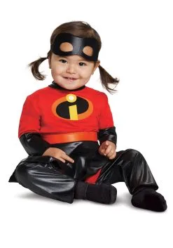 Deluxe Incredibles 2: Infant Violet Jumpsuit Costume With Skirt 5 Deluxe Incredibles 2: Infant Violet Jumpsuit Costume With Skirt -Costumes Sales Store incredibles 2 deluxe infant violet jumpsuit w skirt alt