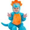 Infant Blue And Orange Dino Costume -Costumes Sales Store infant blue and orange dino costume