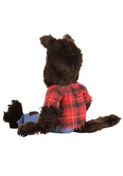 Brown Werewolf Costume For Infants -Costumes Sales Store infant brown werewolf costume alt 2