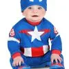 Captain America Steve Rogers Costume For Infants 1 Captain America Steve Rogers Costume For Infants -Costumes Sales Store infant captain america steve rodgers costume