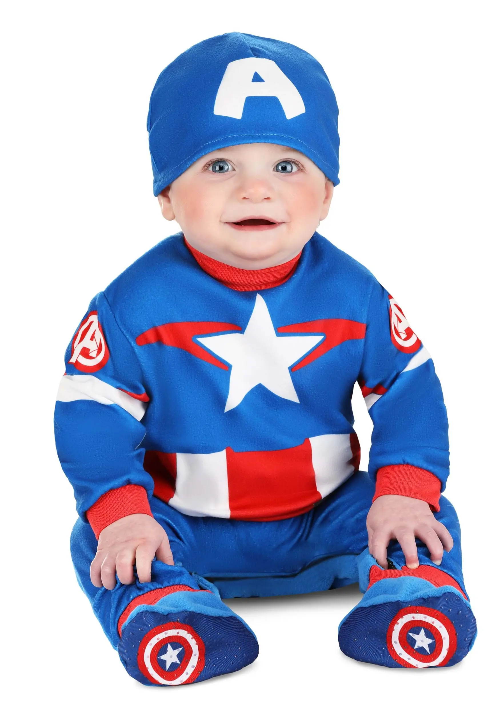 Captain America Steve Rogers Costume For Infants 3 Captain America Steve Rogers Costume For Infants