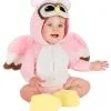 Fuzzy Pink Owl Infant Costume 2 Fuzzy Pink Owl Infant Costume -Costumes Sales Store infant fuzzy pink owl costume