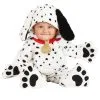Plush Dalmatian Puppy Jumpsuit For Infants -Costumes Sales Store infant plush dalmatian puppy jumpsuit