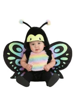 Rainbow Butterfly Onesie For Infants 7 Rainbow Butterfly Onesie For Infants -Costumes Sales Store infant rainbow butterfly onesie alt 2