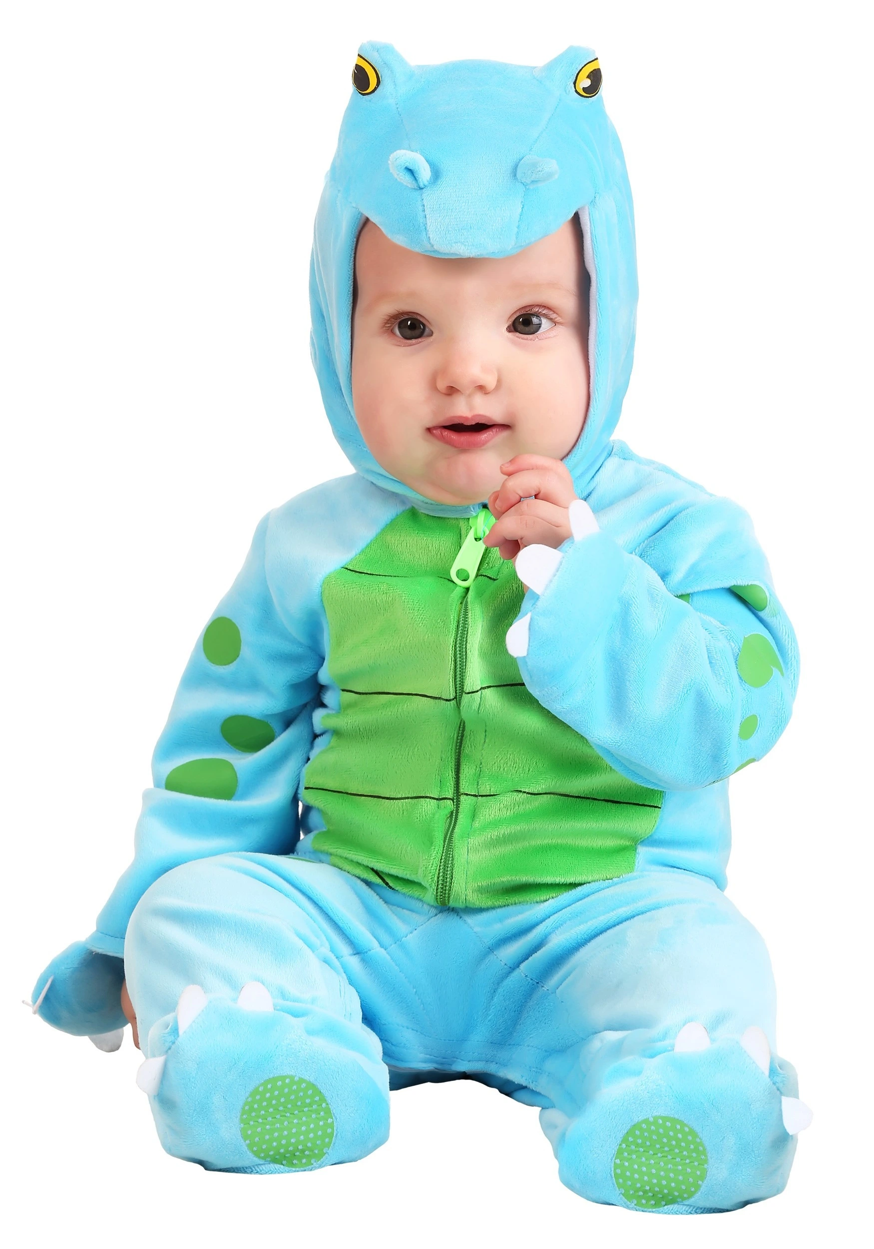 Infant Spruce Stegosaurus Costume 3 Infant Spruce Stegosaurus Costume