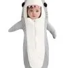 Swimming Shark Bunting Infant Costume -Costumes Sales Store infant swimming shark bunting costume