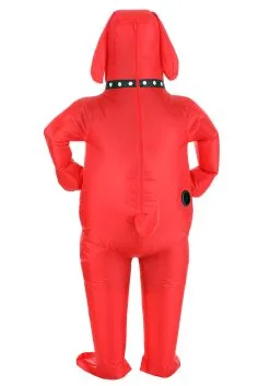 Inflatable Adult Clifford The Big Red Dog Costume -Costumes Sales Store inflatable clifford the big red dog costume alt 1